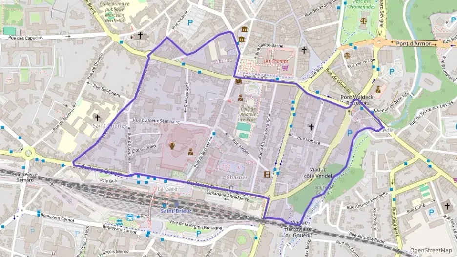 Appartement 50 m² trois pièces à vendre à Saint-Brieuc