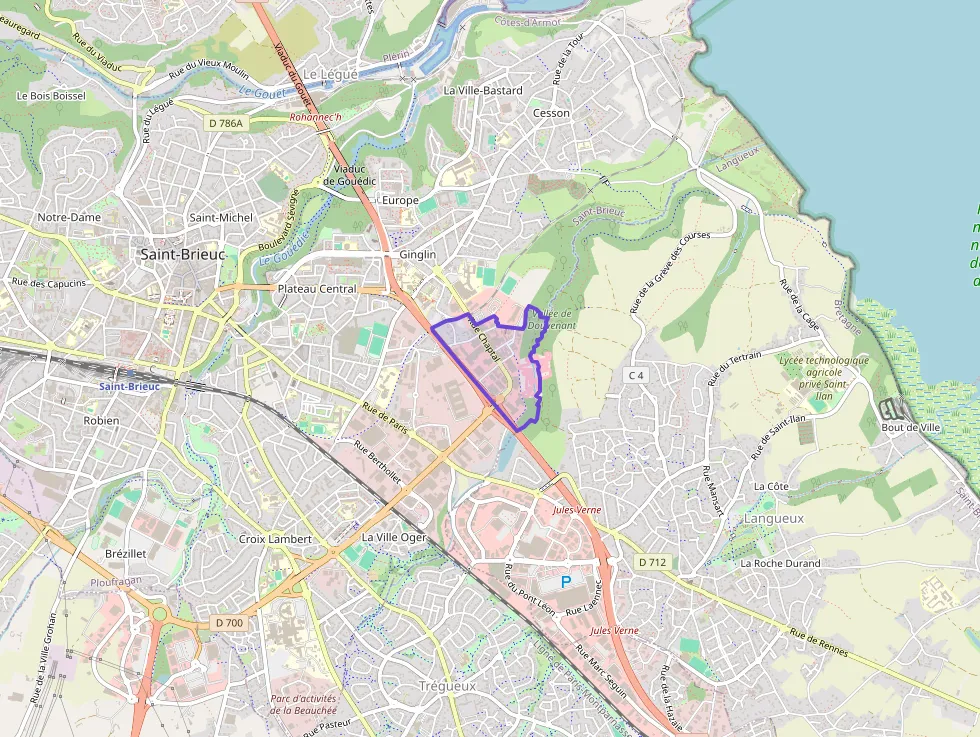 Appartement 96 m² quatre pièces à vendre à Saint-Brieuc