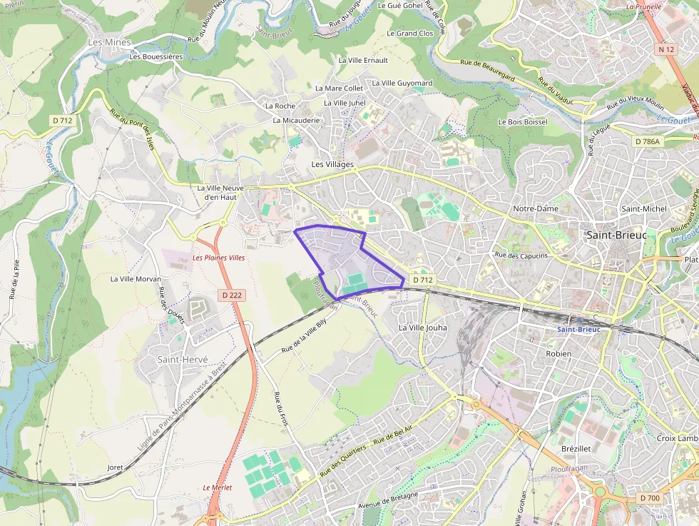 Appartement 59 m² trois pièces à vendre à Saint-Brieuc
