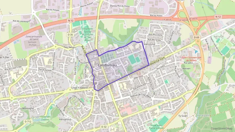 Appartement 71 m² trois pièces à vendre à Landivisiau Appartement 71 m² trois pièces à vendre à Landivisiau