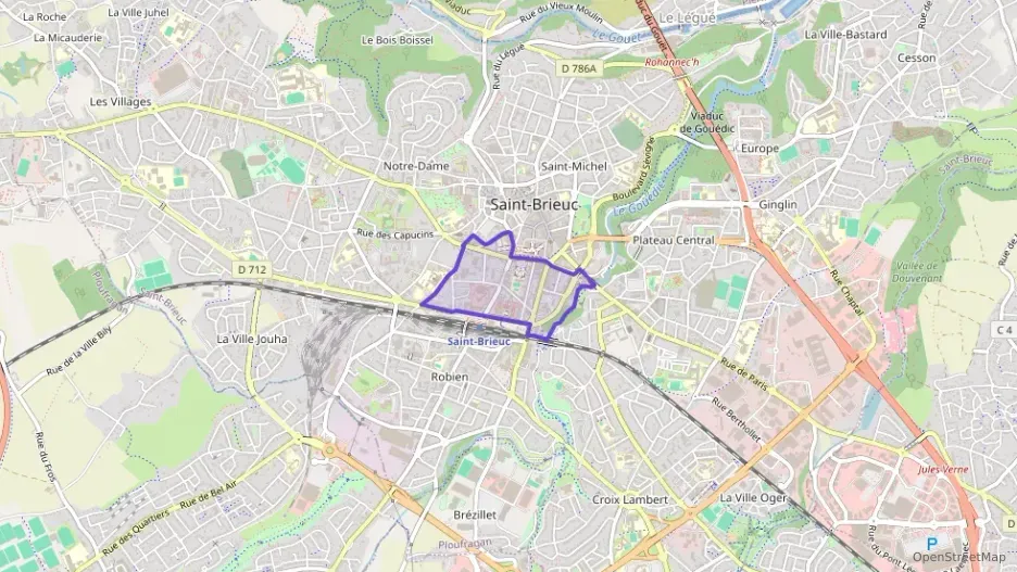 Appartement 65 m² trois pièces à vendre à Saint-Brieuc