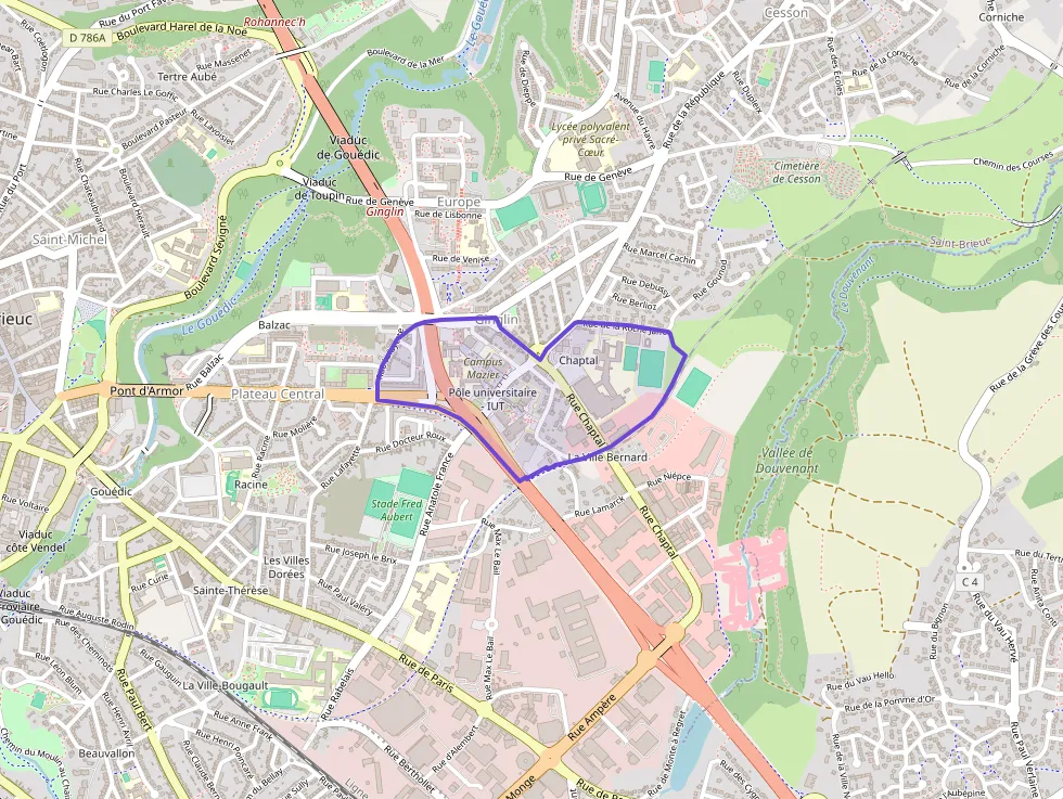 Appartement 64 m² trois pièces à vendre à Saint-Brieuc