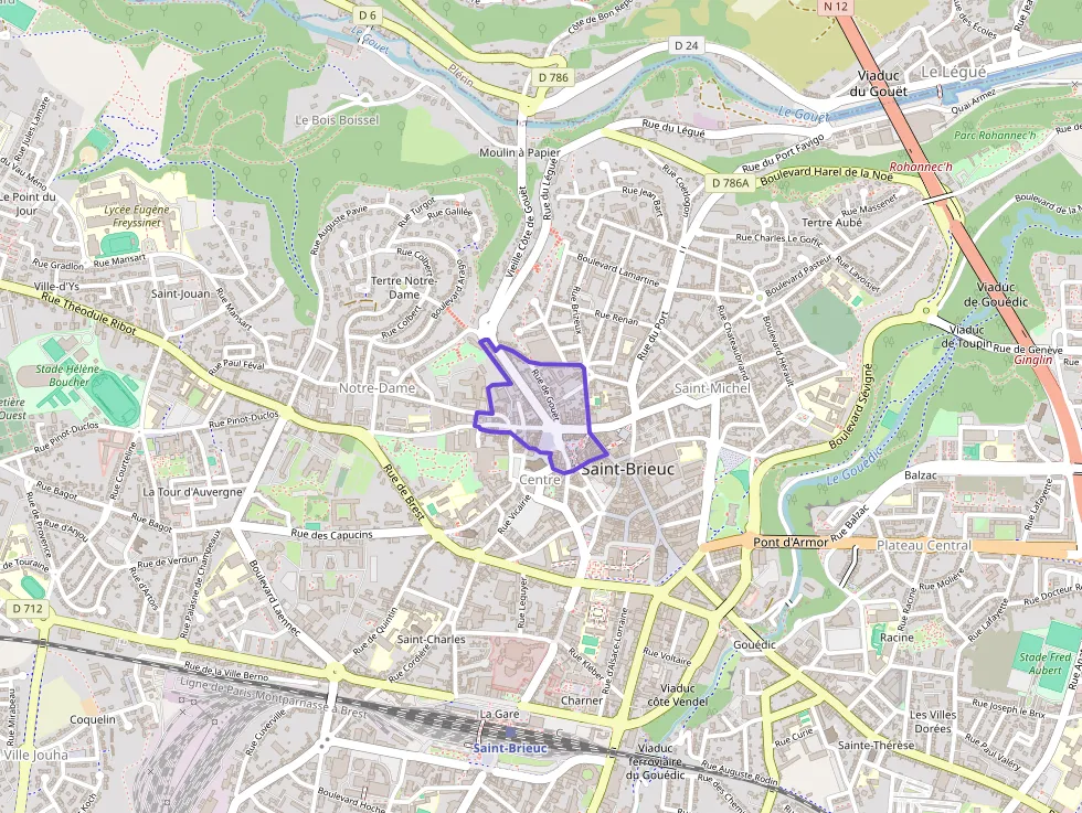 Appartement 42 m² deux pieces à vendre à Saint-Brieuc