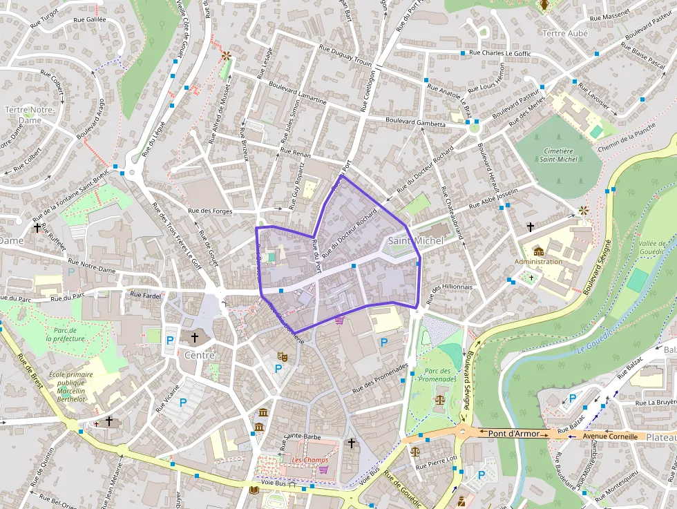 Appartement 39 m² une piece à vendre à Saint-Brieuc