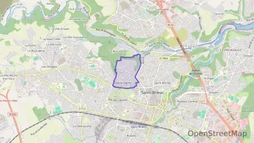 Appartement de quatre pièces 68 m² à vendre  à Saint-Brieuc