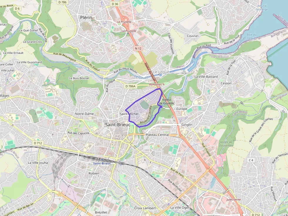 Appartement 53 m² trois pièces à vendre à Saint-Brieuc