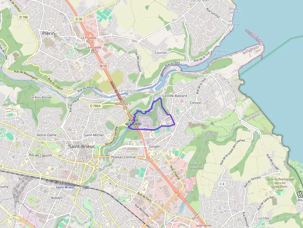 Appartement 75 m² quatre pièces à vendre à Saint-Brieuc