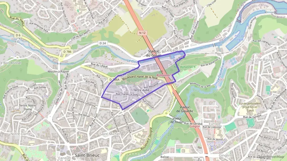 Appartement 110 m² cinq pièces à vendre à Saint-Brieuc Appartement 110 m² cinq pièces à vendre à Saint-Brieuc