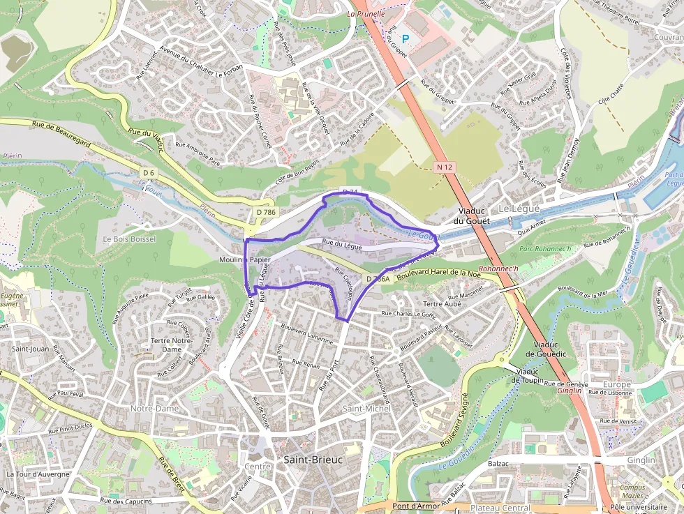 Appartement 100 m² quatre pièces à vendre à Saint-Brieuc