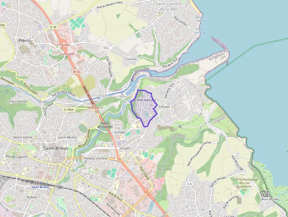 Appartement 67 m² trois pièces à vendre à Saint-Brieuc