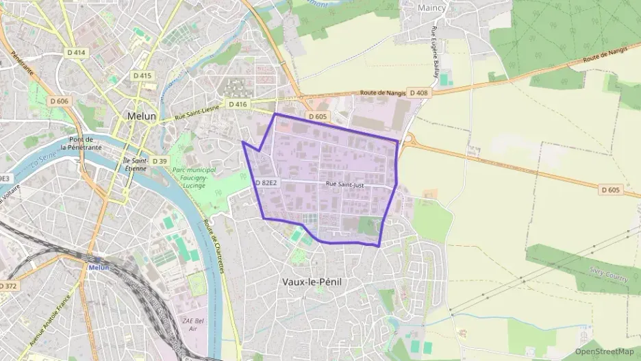 Appartement 93 m² quatre pièces à vendre à Vaux-le-Pénil