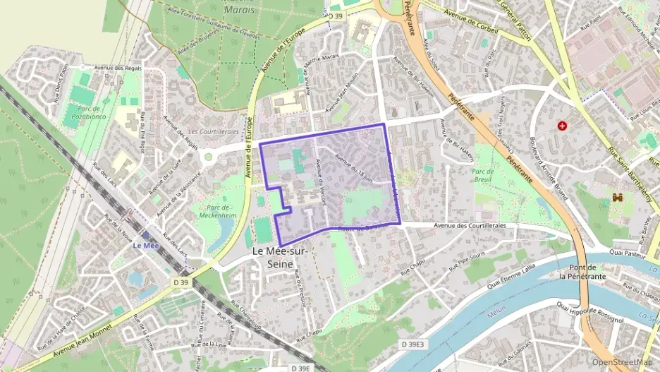 Appartement 55 m² trois pièces à vendre à Le Mée-sur-Seine