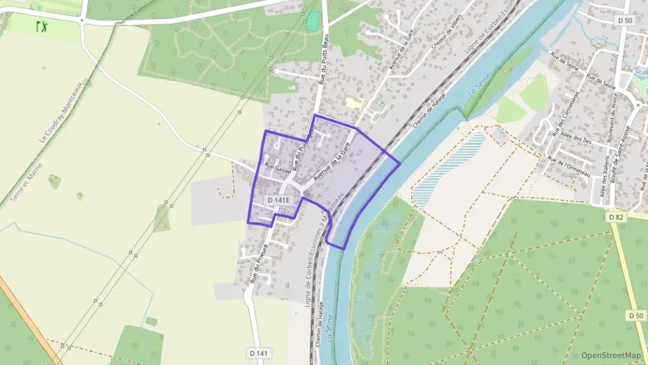 Appartement 50 m² trois pièces à vendre à Saint-Fargeau-Ponthierry