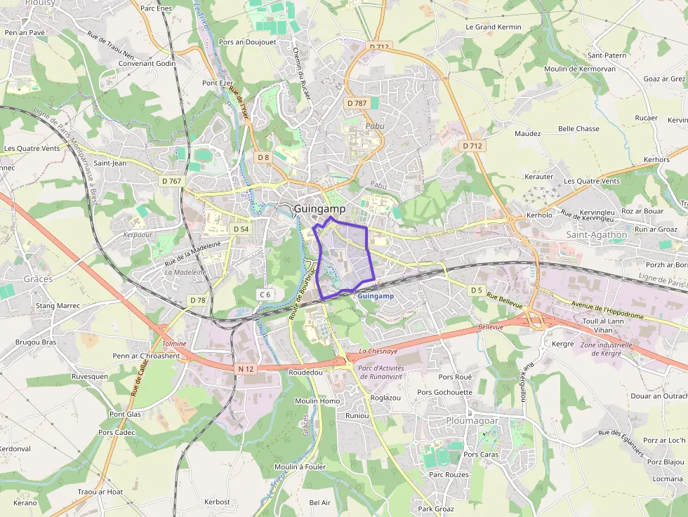 Appartement 50 m² trois pièces à vendre à Guingamp