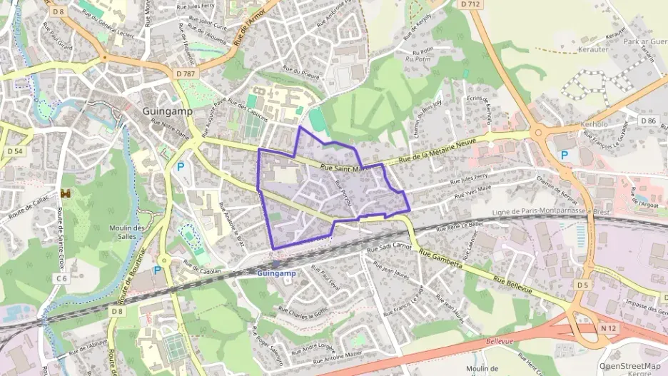 Appartement 47 m² une piece à vendre à Guingamp Appartement 47 m² une piece à vendre à Guingamp