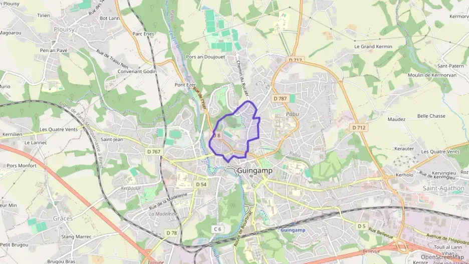 Appartement 26 m² une piece à vendre à Guingamp Appartement 26 m² une piece à vendre à Guingamp