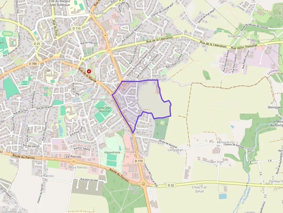 Appartement 51 m² trois pièces à vendre à Lesneven