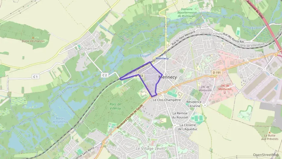 Appartement 59 m² trois pièces à vendre à Mennecy