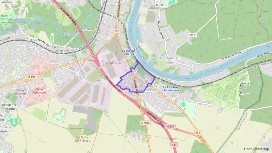 Appartement 30 m² une piece à vendre à Le Coudray-Montceaux Appartement 30 m² une piece à vendre à Le Coudray-Montceaux