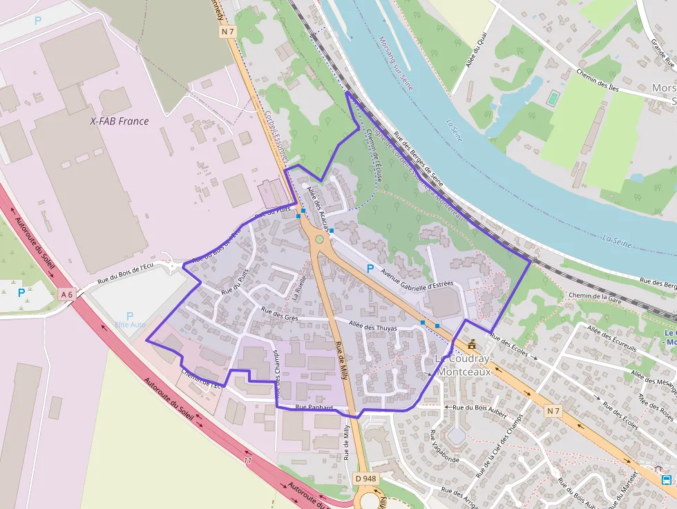 Appartement 83 m² quatre pièces à vendre à Le Coudray-Montceaux