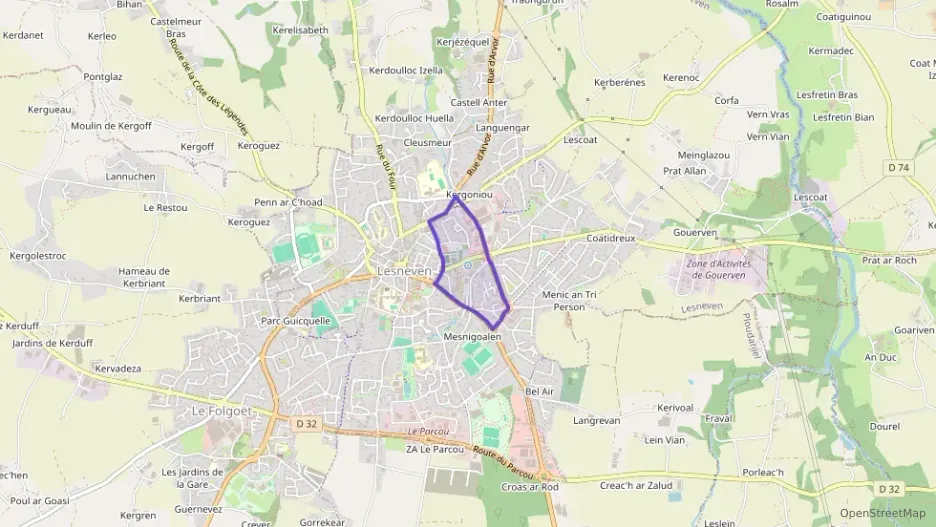 Appartement 34 m² deux pieces à vendre à Lesneven