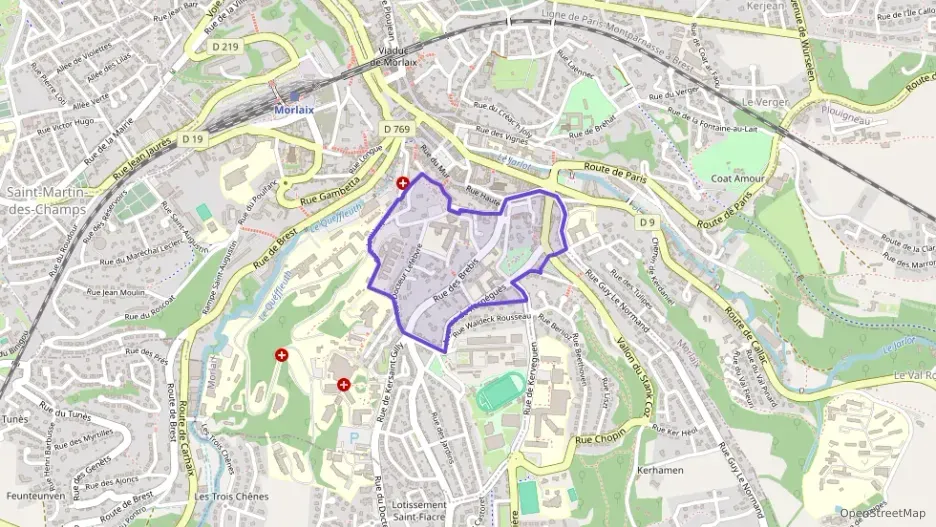 Appartement 53 m² trois pièces à vendre à Morlaix Appartement 53 m² trois pièces à vendre à Morlaix