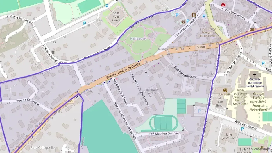 Appartement 45 m² deux pieces à vendre à Lesneven Appartement 45 m² deux pieces à vendre à Lesneven