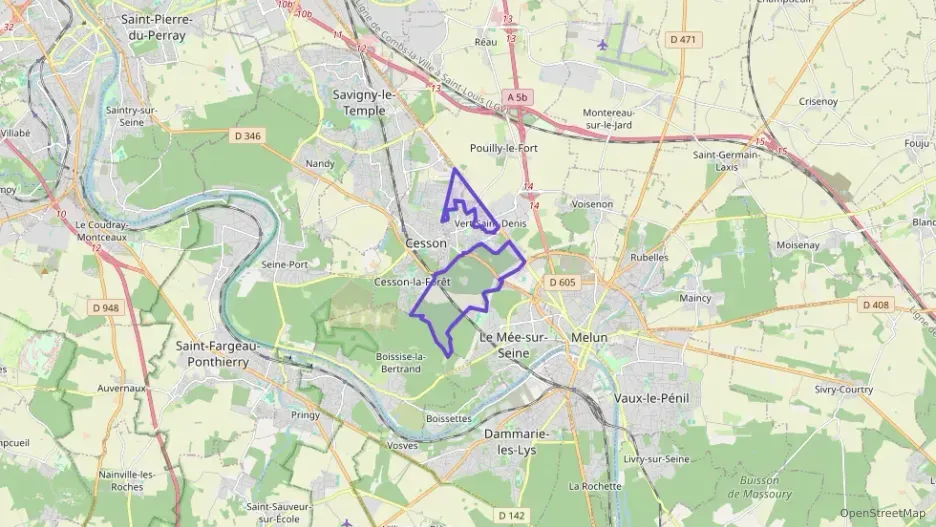 Appartement 50 m² deux pieces à vendre à Vert-Saint-Denis