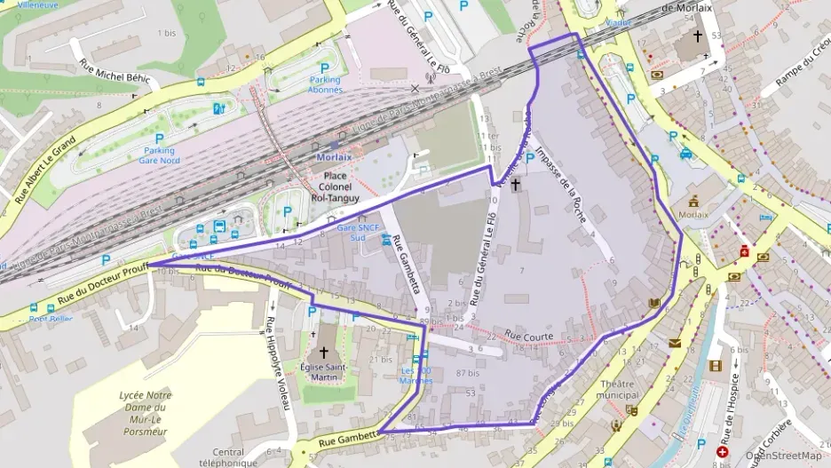 Appartement 56 m² deux pieces à vendre à Morlaix Appartement 56 m² deux pieces à vendre à Morlaix