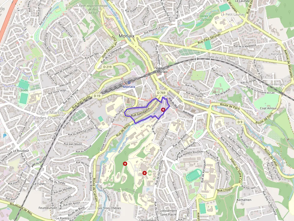 Appartement 53 m² trois pièces à vendre à Morlaix