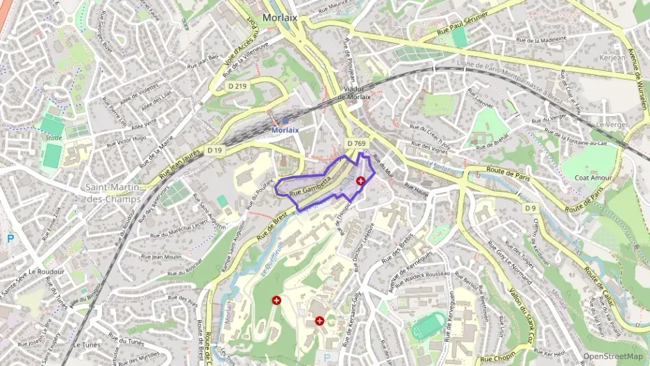 Appartement 53 m² trois pièces à vendre à Morlaix