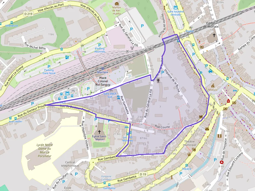 Appartement 45 m² deux pieces à vendre à Morlaix