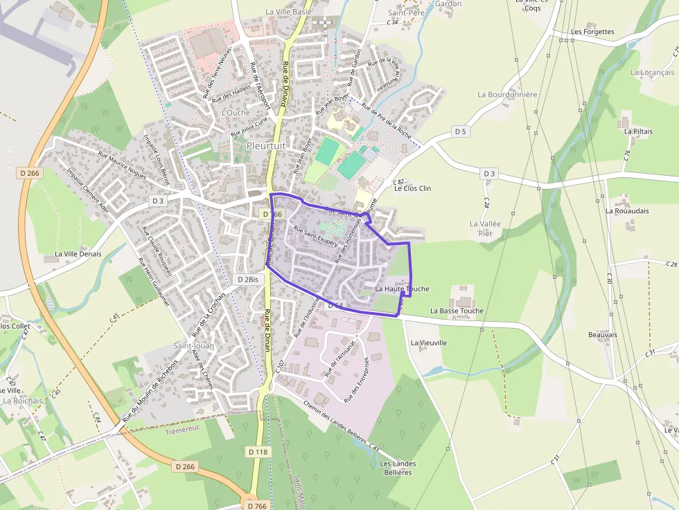 Appartement 60 m² trois pièces à vendre à Pleurtuit