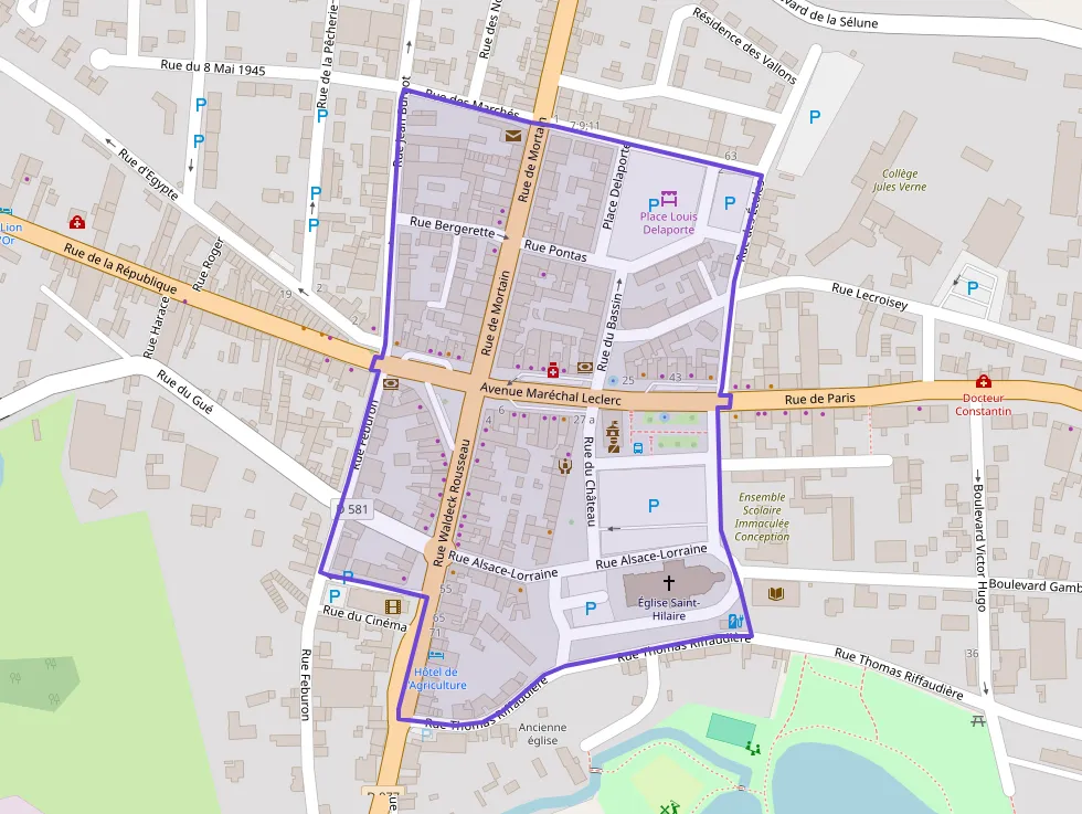 Appartement 55 m² trois pièces à vendre à Saint-Hilaire-du-Harcouët