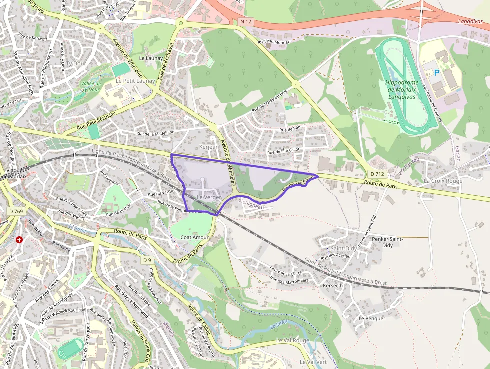 Appartement 54 m² trois pièces à vendre à Morlaix