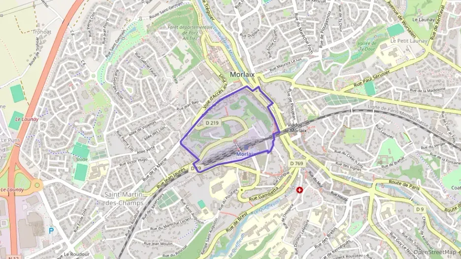 Appartement 94 m² quatre pièces à vendre à Morlaix Appartement 94 m² quatre pièces à vendre à Morlaix