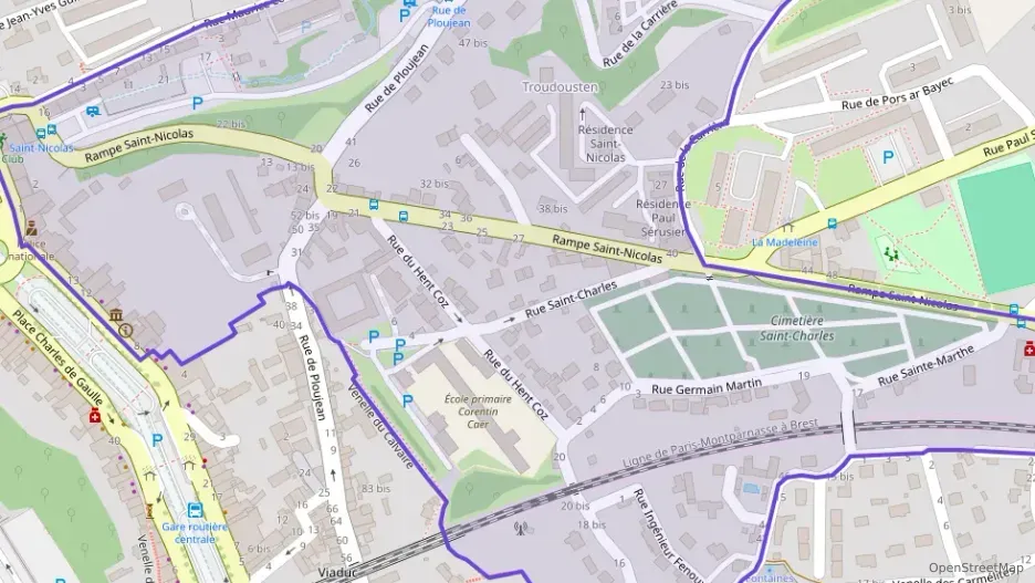 Appartement 90 m² quatre pièces à vendre à Morlaix Appartement 90 m² quatre pièces à vendre à Morlaix