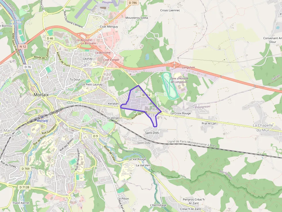 Appartement 54 m² trois pièces à vendre à Morlaix