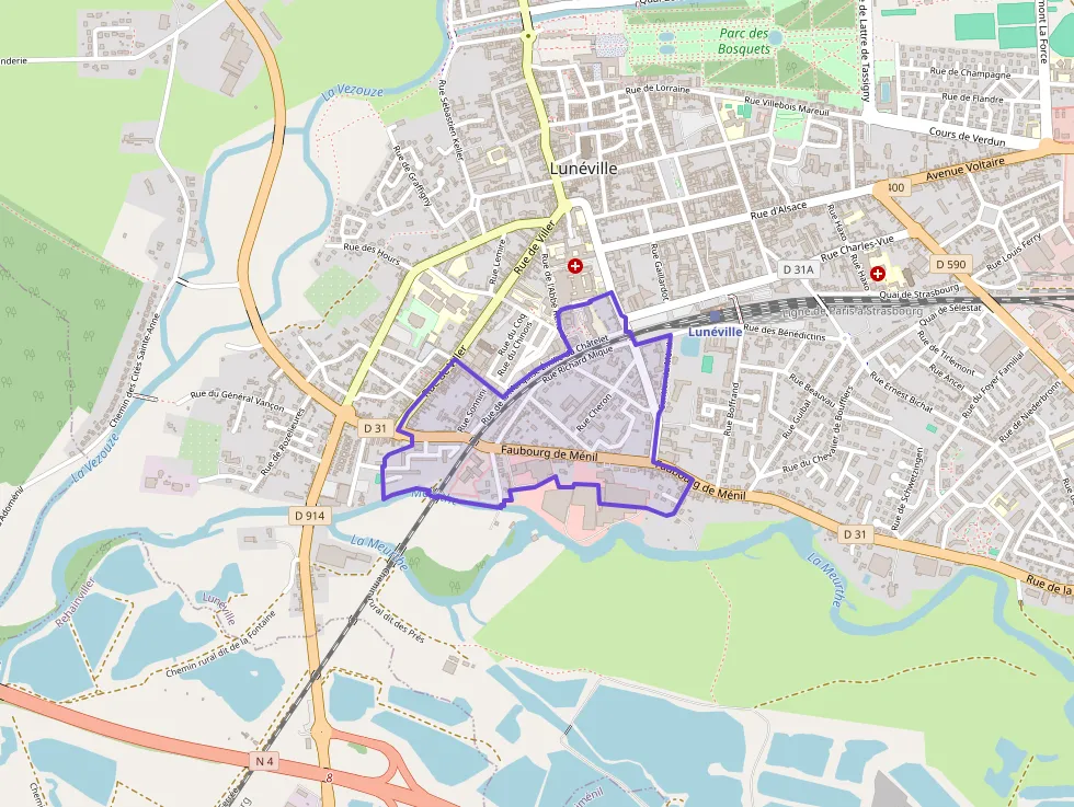 Appartement 72 m² quatre pièces à vendre à Lunéville