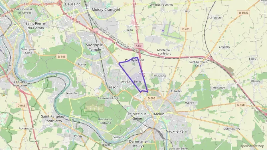 Appartement 64 m² trois pièces à vendre à Vert-Saint-Denis