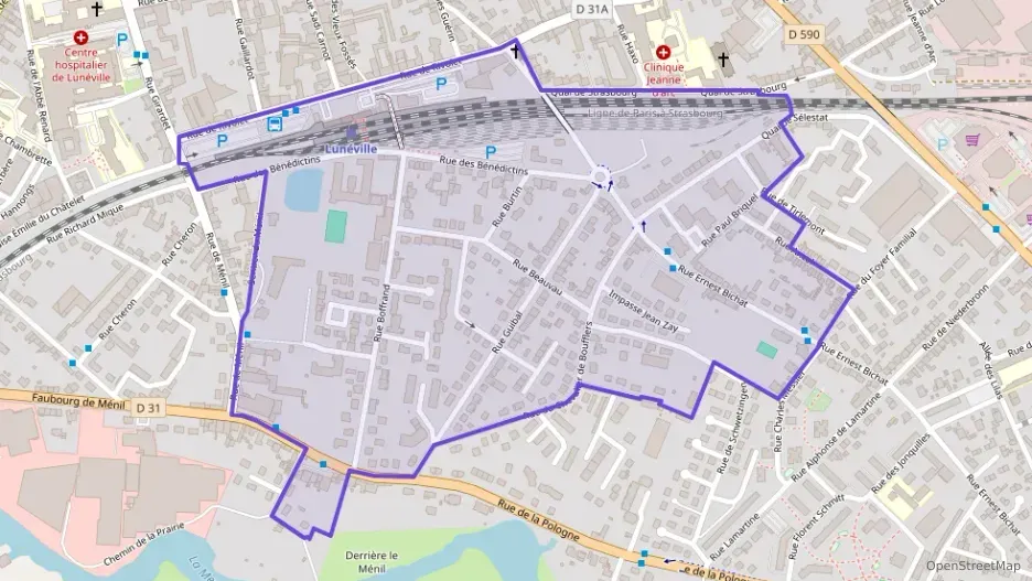 Appartement 87 m² quatre pièces à vendre à Lunéville