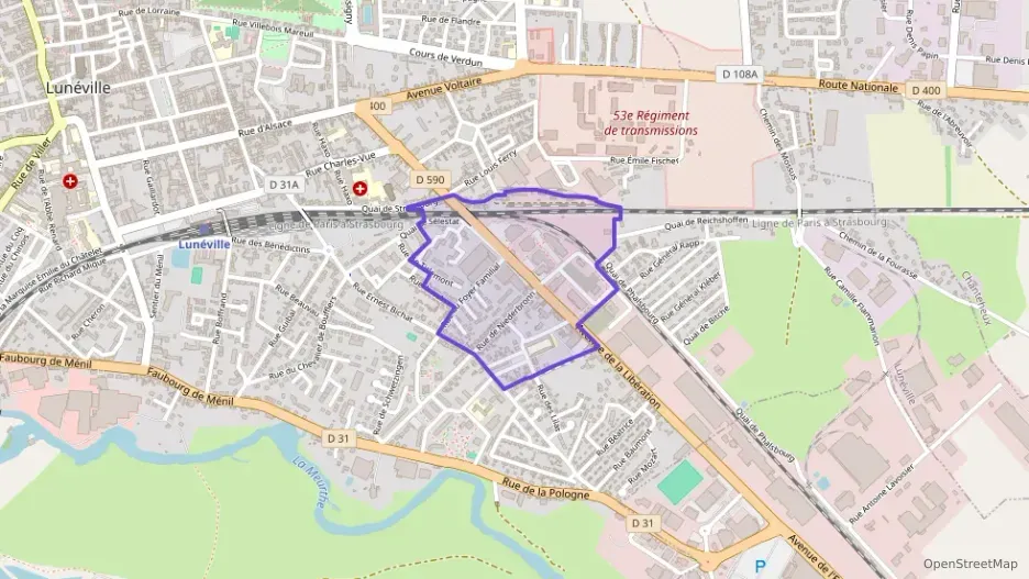 Appartement 78 m² trois pièces à vendre à Lunéville