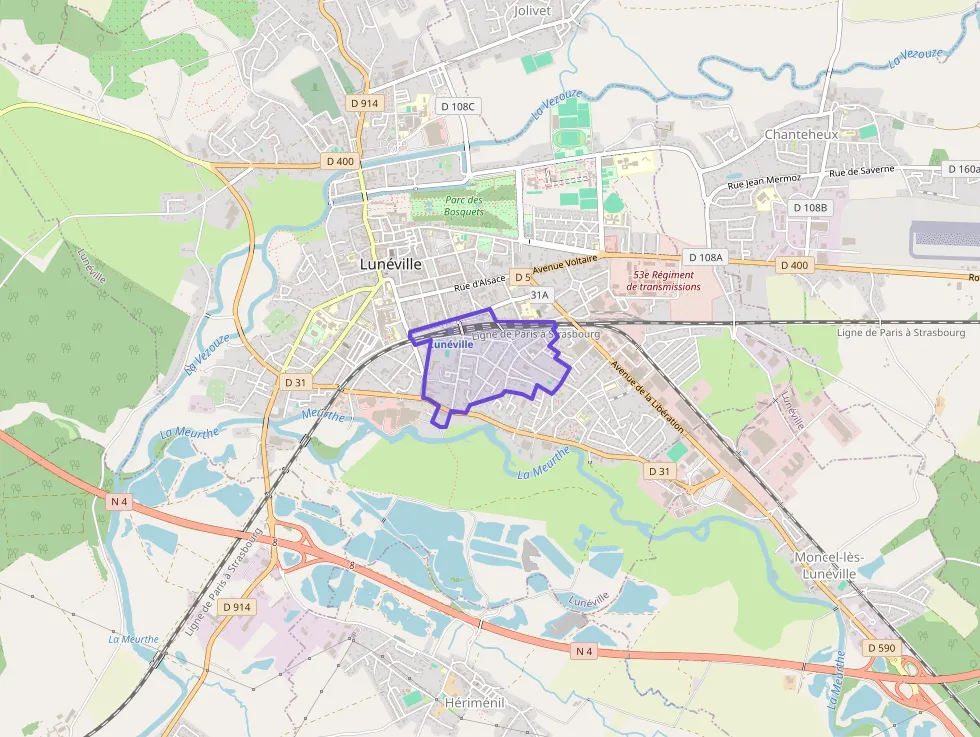 Appartement 60 m² deux pieces à vendre à Lunéville