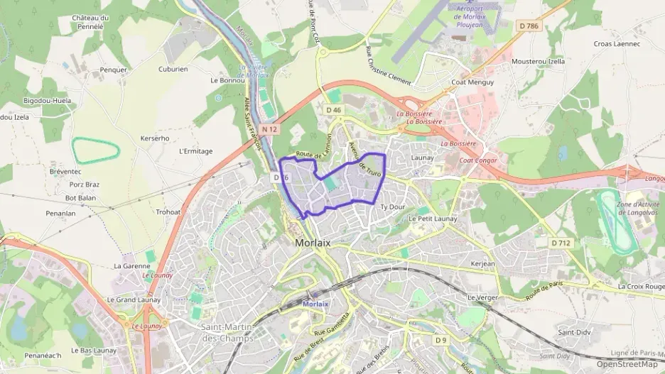 Appartement 64 m² trois pièces à vendre à Morlaix