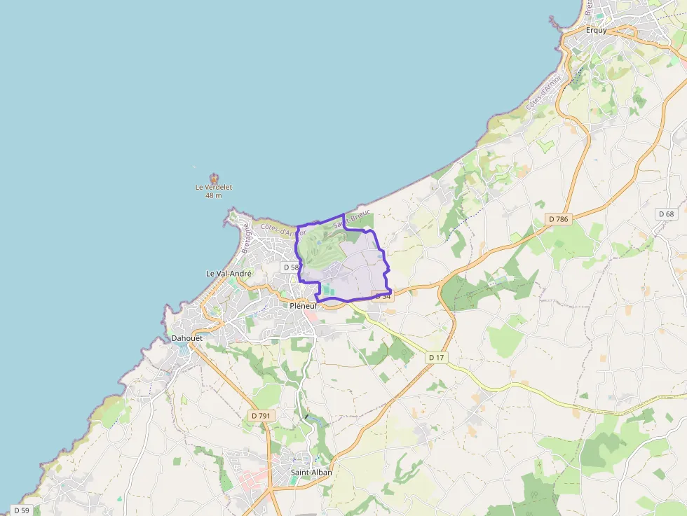 Appartement 53 m² trois pièces à vendre à Pléneuf-Val-André