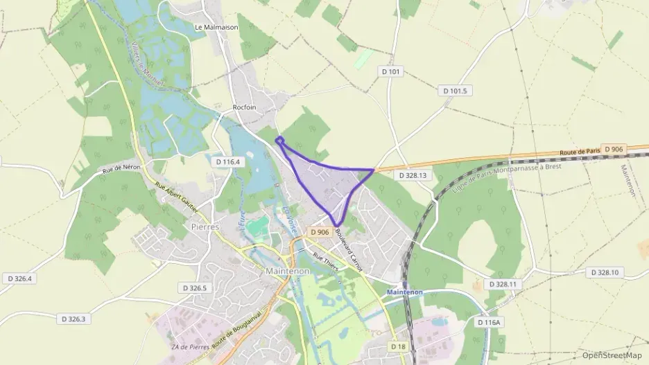 Appartement 53 m² trois pièces à vendre à Maintenon