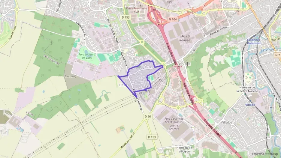 Appartement 67 m² quatre pièces à vendre à Lisses Appartement 67 m² quatre pièces à vendre à Lisses