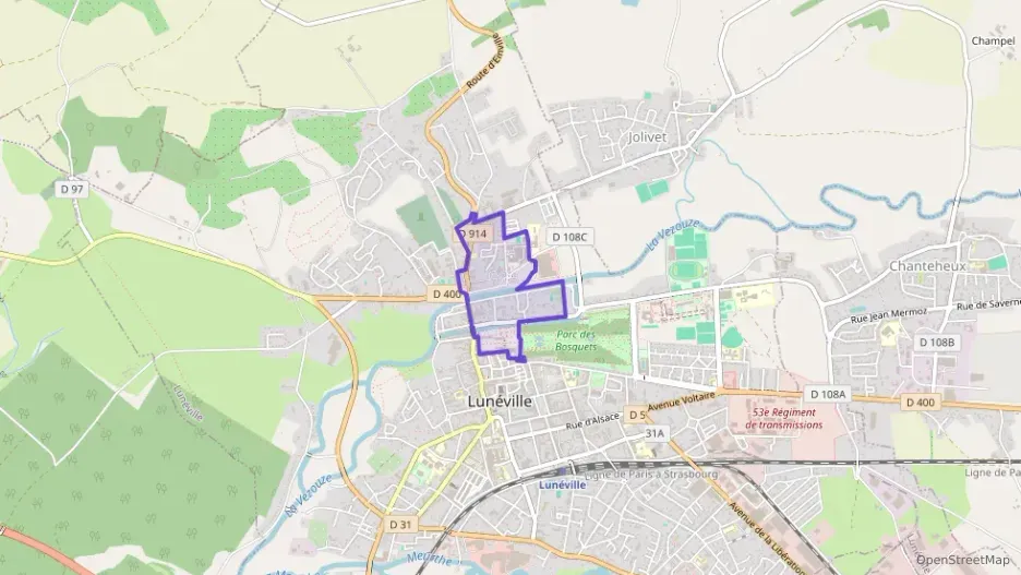 Appartement 120 m² quatre pièces à vendre à Lunéville