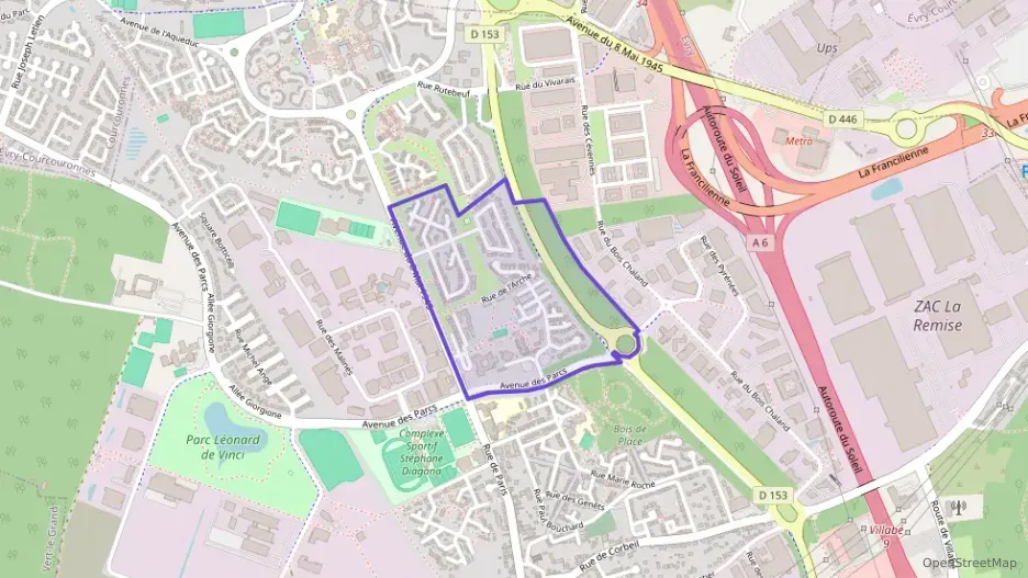 Appartement 64 m² trois pièces à vendre à Lisses Appartement 64 m² trois pièces à vendre à Lisses