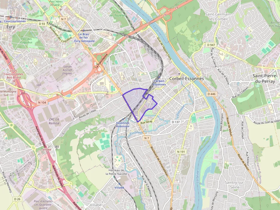 Appartement 32 m² une piece à vendre à Corbeil-Essonnes